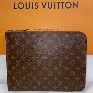 Collector Piece! Louis Vuitton Documents Pouchette! True Rare Vintage! Exquisite